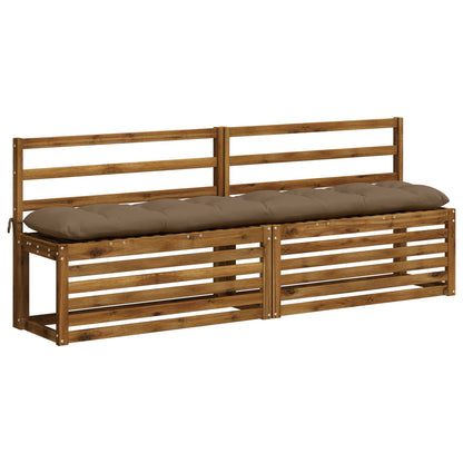 Cuscino per panchina VIANEN 100% Poliestere Tortora
