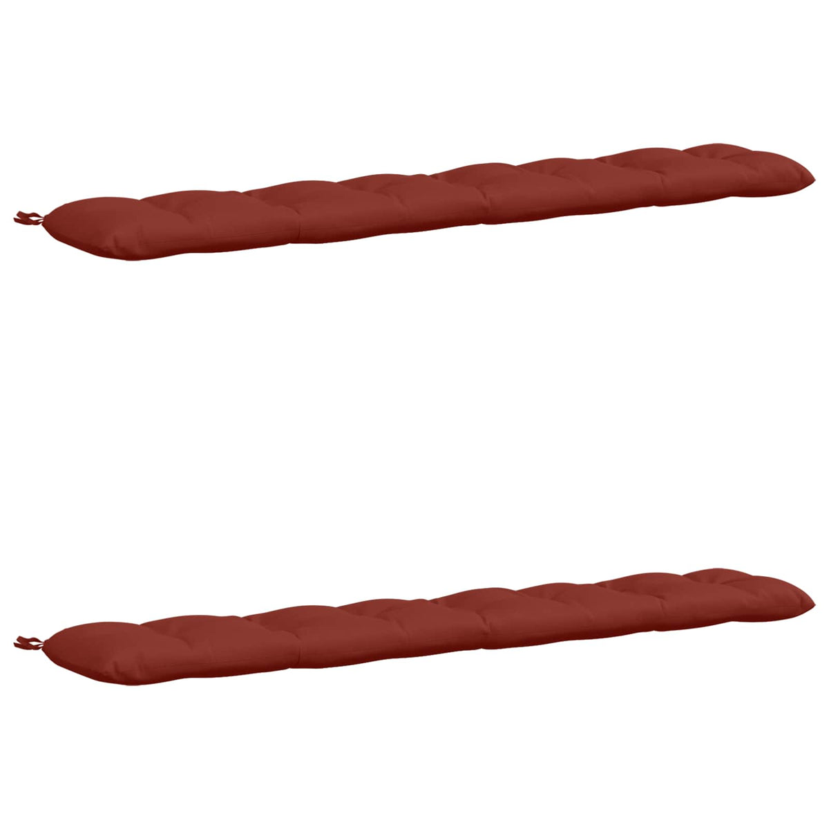Cuscini per Panchina VIANEN 2 pz 100% Poliestere Rosso