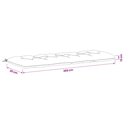 Cuscini per Panchina a 2 Pezzi VIANEN 100% Poliestere Rosso | homemem39