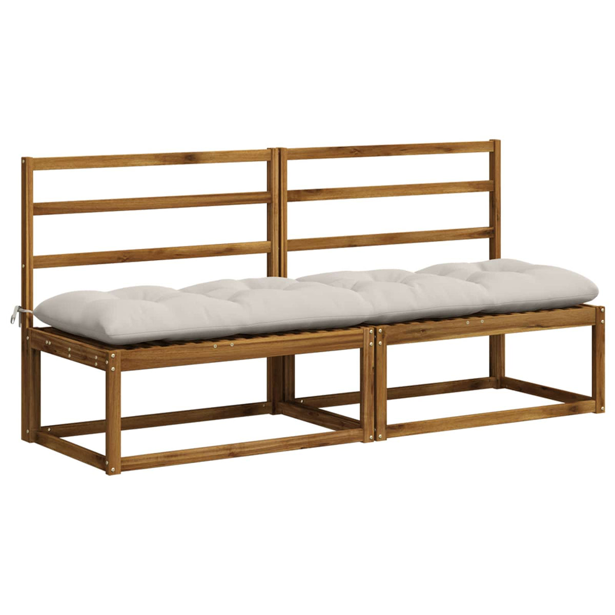 Cuscino per panchina VIANEN 100% Poliestere Bianco | homemem39