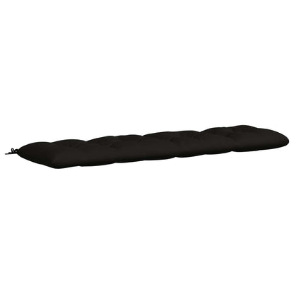Cuscino per panchina VIANEN 100% Poliestere Nero