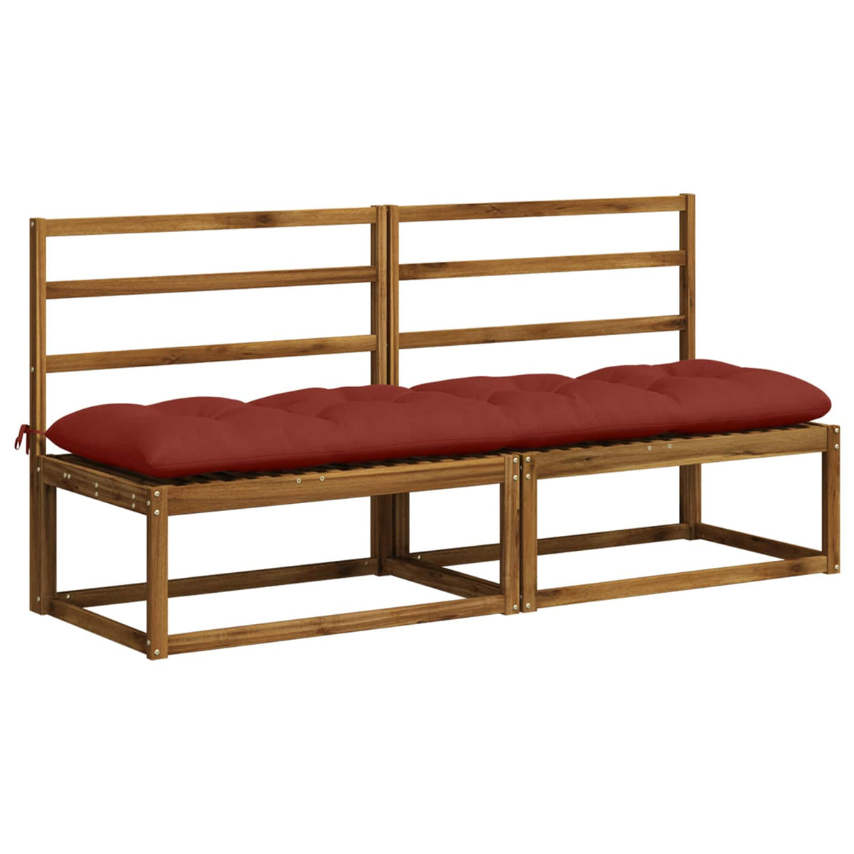 Cuscino per panchina VIANEN 100% Poliestere Rosso