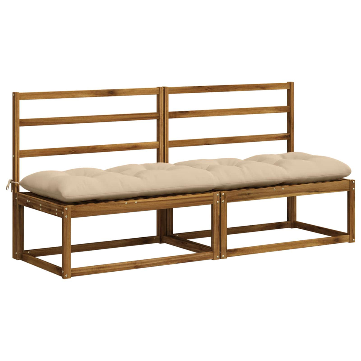 Cuscino per panchina VIANEN 100% Poliestere Crema