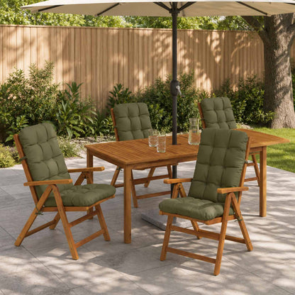 Cuscini per Sedia Alta in 6 Pezzi VIANEN 6 pz 100% Poliestere