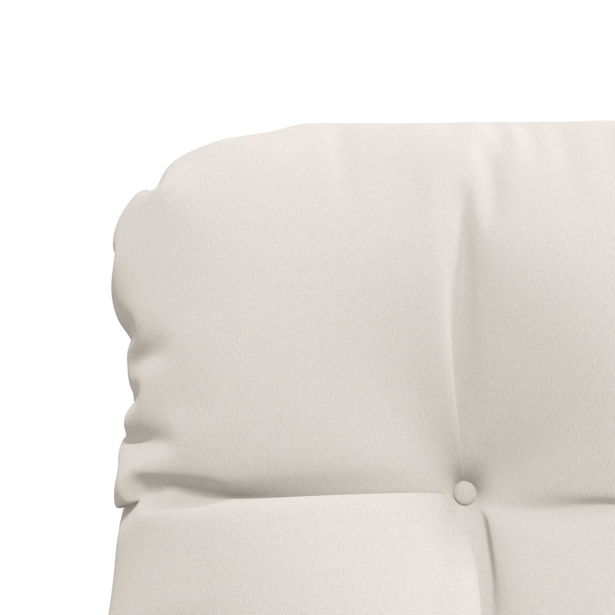 Cuscini per Sedia Alta in 2 Pezzi VIANEN 100% Poliestere Bianco
