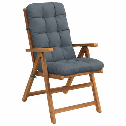 Cuscini per Sedia Alta in 2 Pezzi VIANEN 100% Poliestere Blu