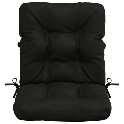 Cuscini per Sedia Alta in 2 Pezzi VIANEN 100% Poliestere Nero