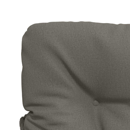 Cuscini per Sedia Alta in 6 Pezzi VIANEN 100% Poliestere Grigio