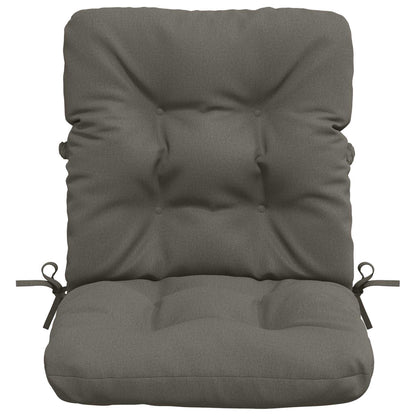 Cuscini per Sedia Alta in 6 Pezzi VIANEN 100% Poliestere Grigio