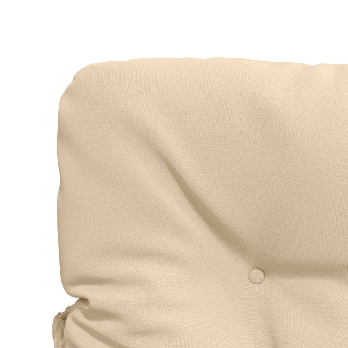 Cuscini per Sedia Alta in 2 Pezzi VIANEN 100% Poliestere Crema
