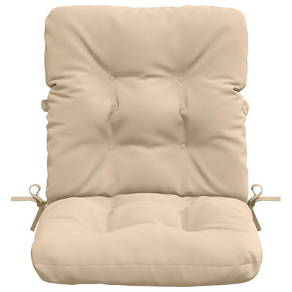 Cuscini per Sedia Alta in 6 Pezzi VIANEN 100% Poliestere Crema