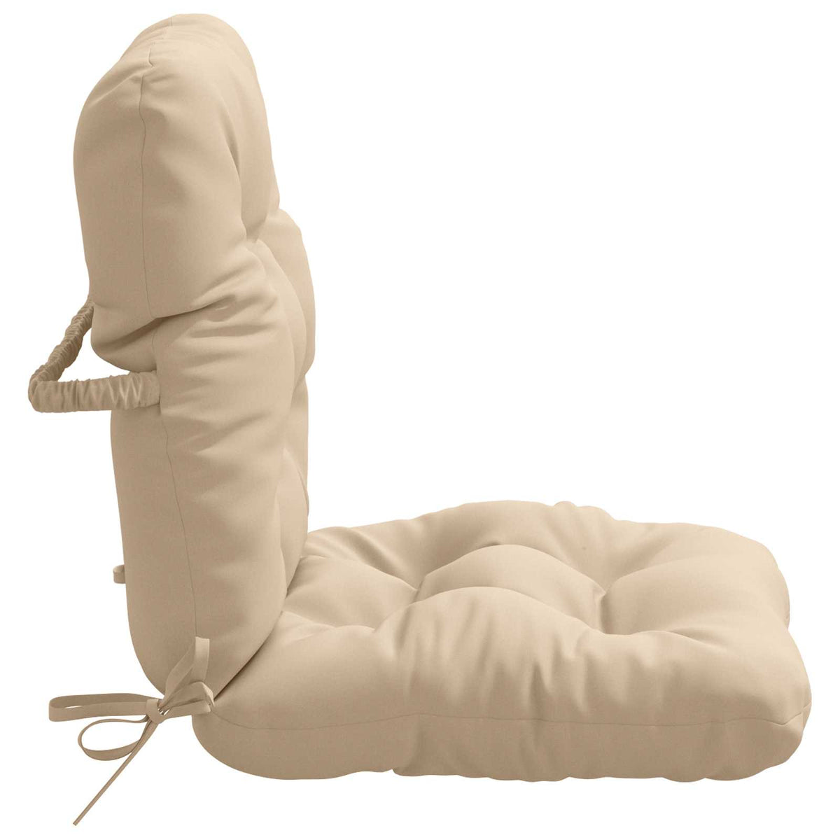 Cuscini per Sedia Alta in 6 Pezzi VIANEN 100% Poliestere Crema
