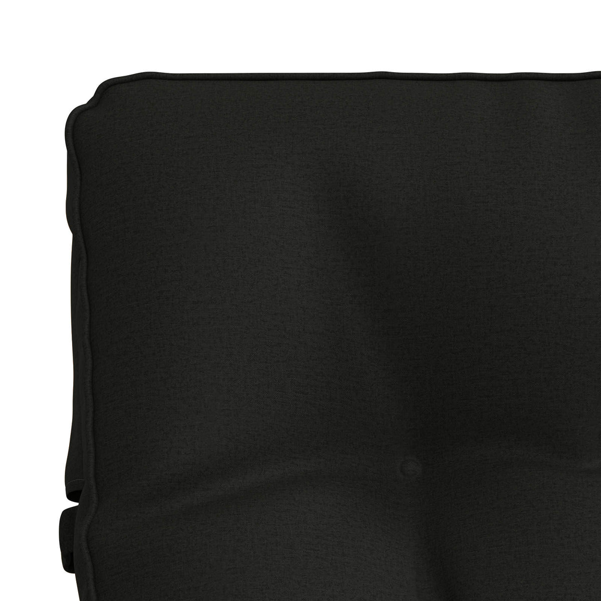 Cuscino per Lettino VIANEN 100% Poliestere Nero 200 x 60 x 8 cm