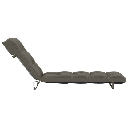 Cuscino per Lettino VIANEN 100% Poliestere Grigio