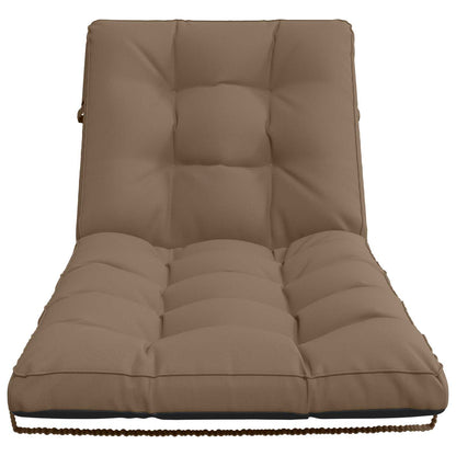 Cuscino per Lettino VIANEN 100% Poliestere Tortora