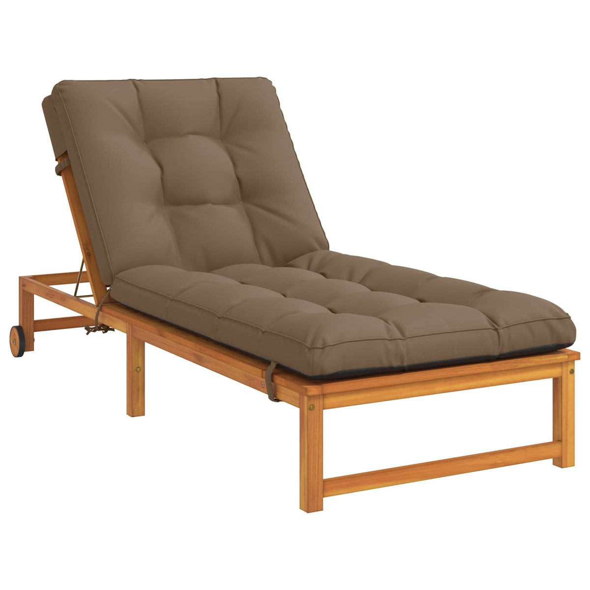 Cuscino per Lettino VIANEN 100% Poliestere Tortora