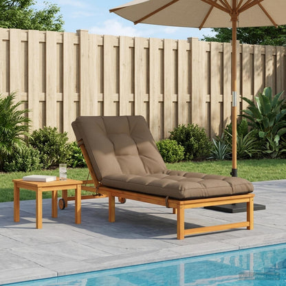 Cuscino per Lettino VIANEN 100% Poliestere Tortora