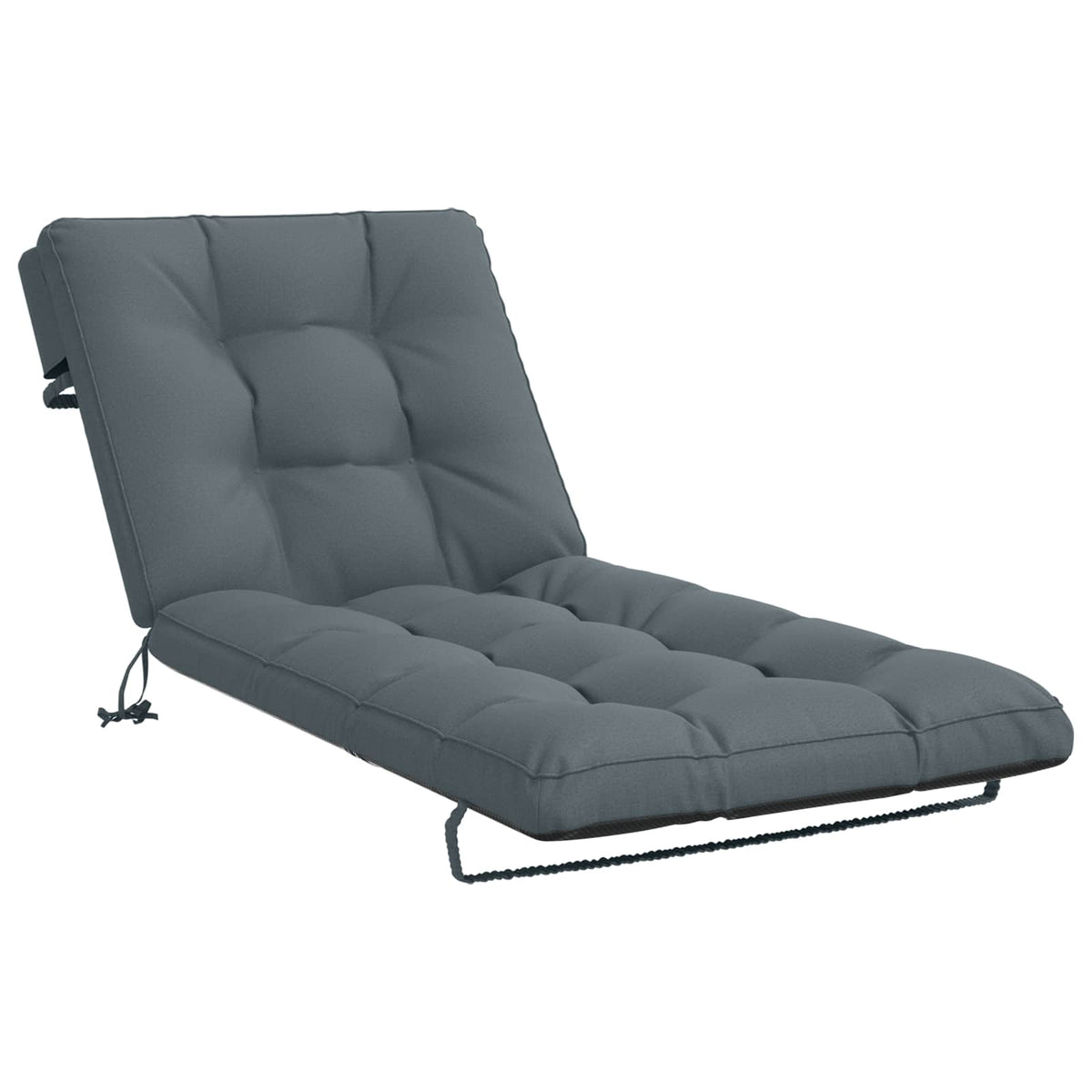 Cuscino per Lettino VIANEN 100% Poliestere Blu 200 x 90 x 8 cm