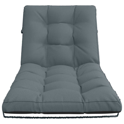 Cuscino per Lettino VIANEN 100% Poliestere Blu 200 x 90 x 8 cm