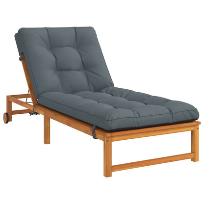 Cuscino per Lettino VIANEN 100% Poliestere Blu 200 x 90 x 8 cm