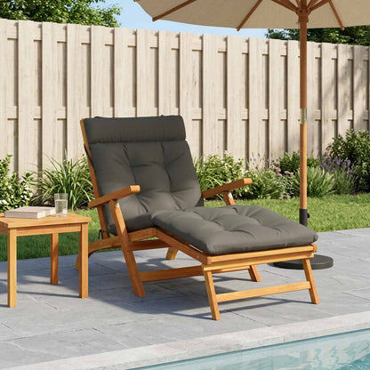 Cuscino per Lettino VIANEN 100% Poliestere Grigio