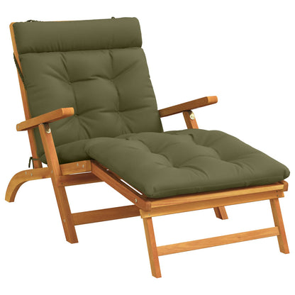 Cuscino per Lettino VIANEN 100% Poliestere Verde Oliva