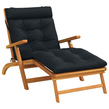 Cuscino per Lettino VIANEN 100% Poliestere Blu Scuro