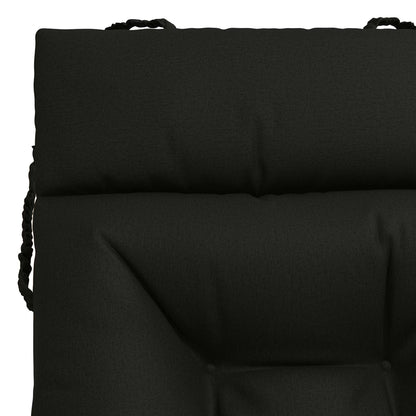 Cuscino per Lettino VIANEN 100% Poliestere Nero 200 x 90 x 8 cm