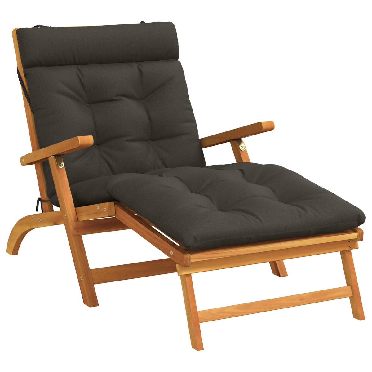 Cuscino per Lettino VIANEN 100% Poliestere Antracite