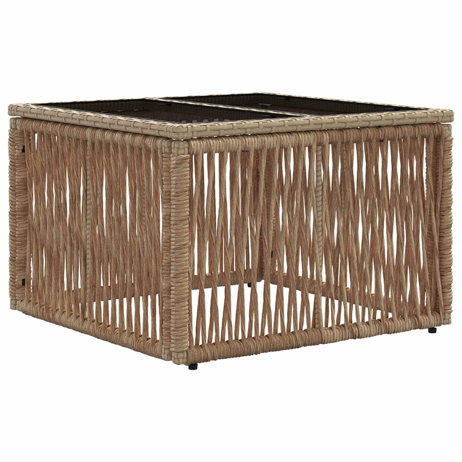 Set Divano da Giardino 10 pcs Beige polyrattan | homemem39