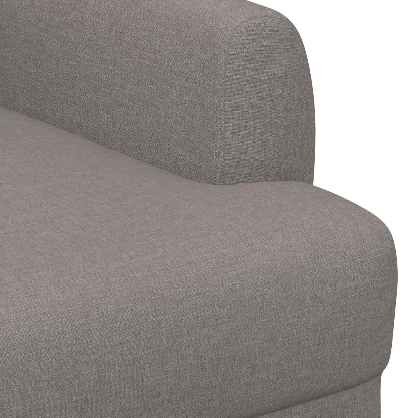 Loveseat con bottoni imbottiti Tortora 116 x 67 x 80 cm Tessuto | homemem39