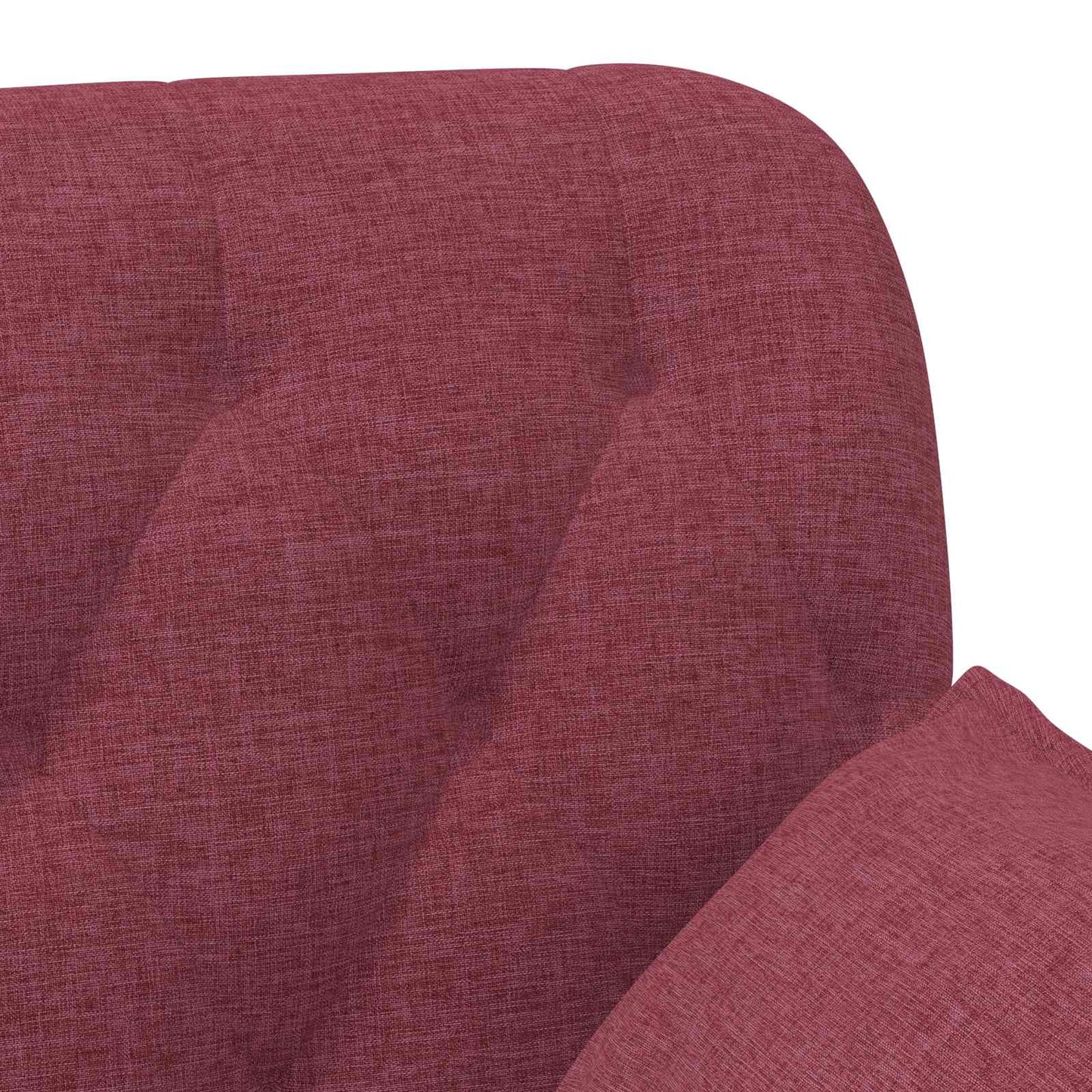 Loveseat con bottoni imbottiti Rosso Vino 111 x 68 x 80 cm | homemem39