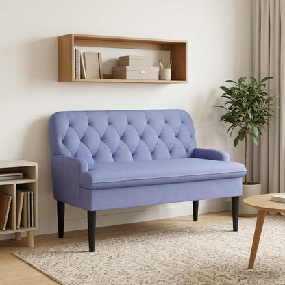 Loveseat con bottoni imbottiti Blu jeans 111 x 68 x 80 cm | homemem39