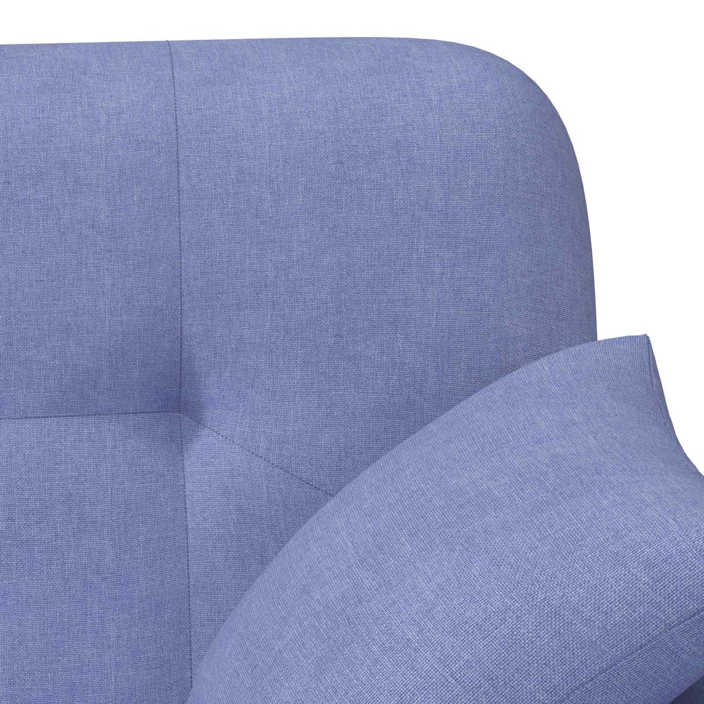 Loveseat con bottoni imbottiti Blu jeans 120 x 65 x 79 cm | homemem39