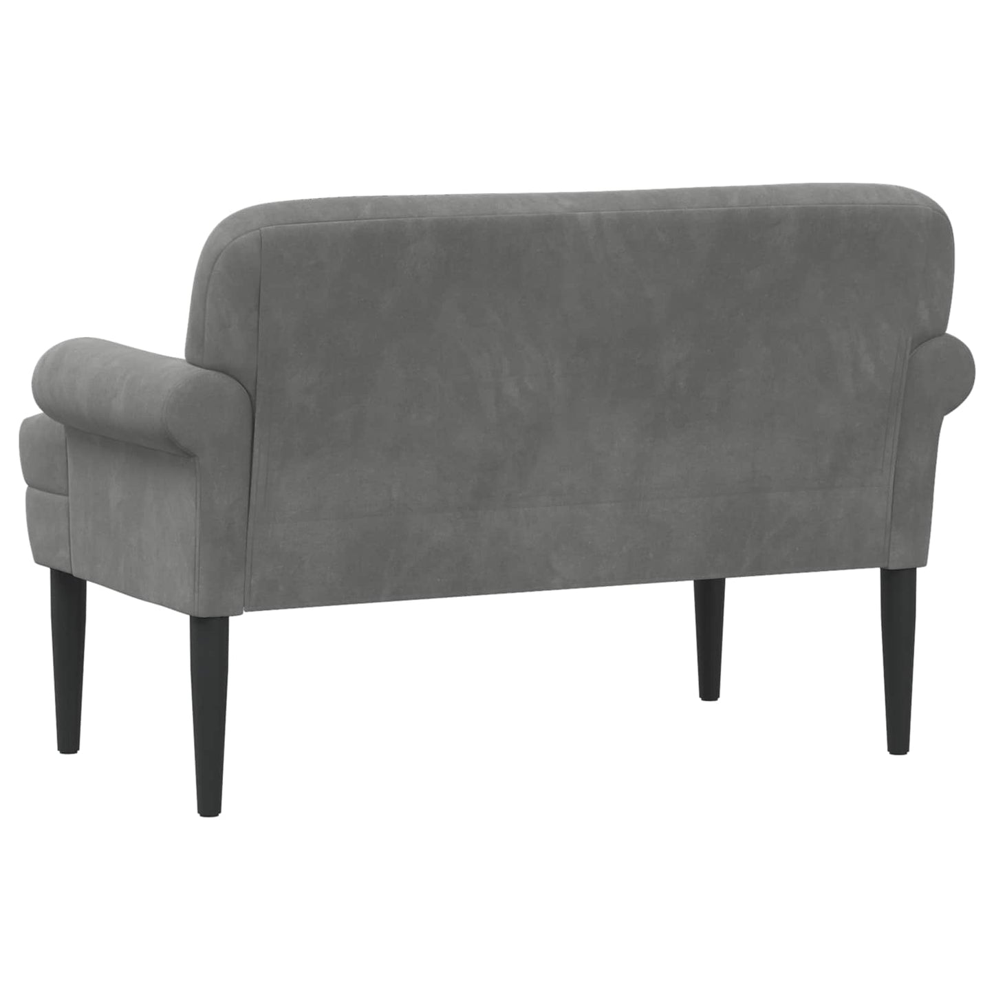 Loveseat con bottoni imbottiti Grigio Scuro 120 x 66 x 78 cm | homemem39