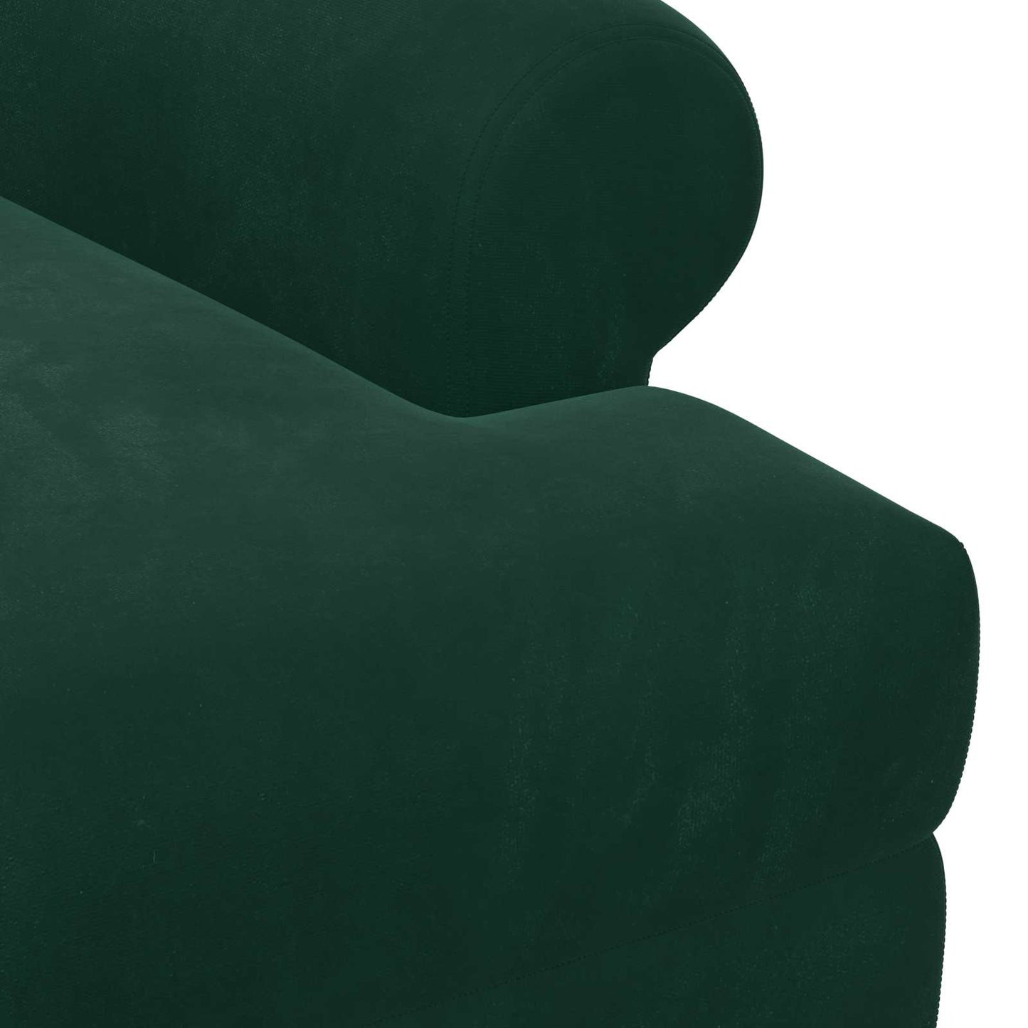Loveseat con bottoni imbottiti Verde Scuro 120 x 66 x 78 cm | homemem39