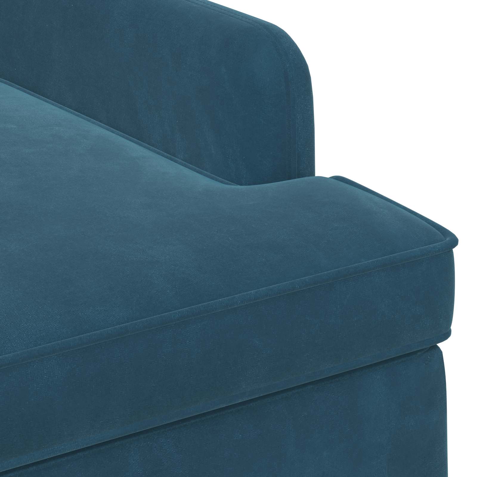 Loveseat con bottoni imbottiti Blu 111 x 65 x 79 cm Velluto | homemem39