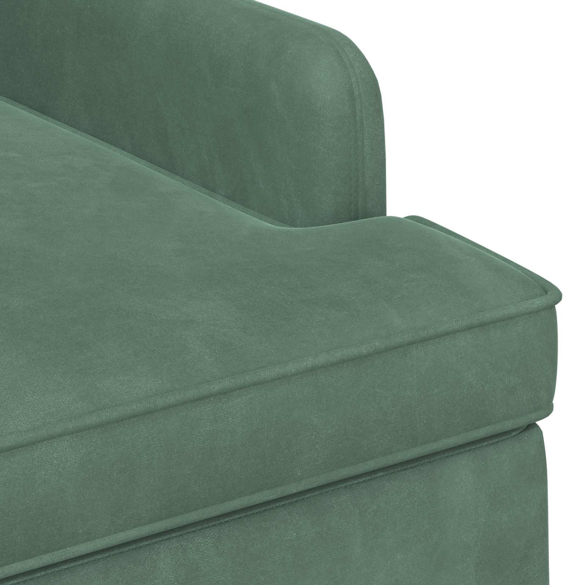 Loveseat con bottoni imbottiti Verde Mare 111 x 65 x 79 cm