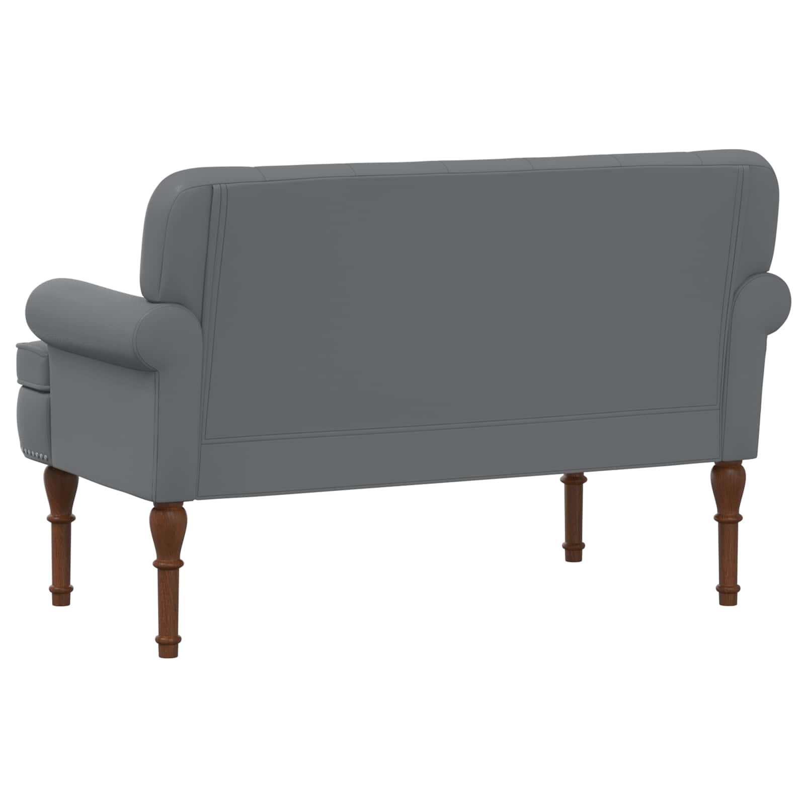 Loveseat con bottoni imbottiti Grigio 120 x 65 x 77 cm | homemem39
