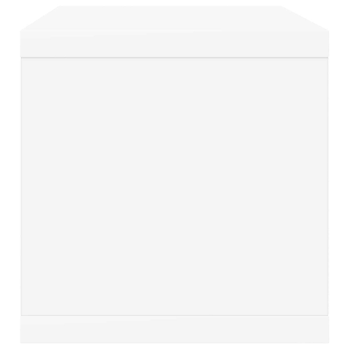 Rack per Stoccaggio CD Bianco 40 x 17 x 17 cm | homemem39