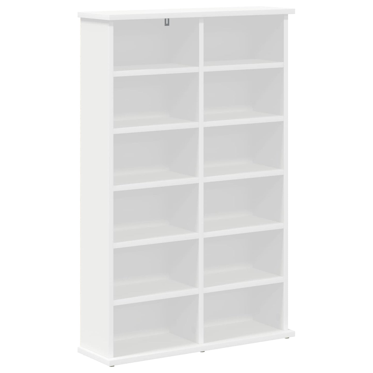 Mobile per CD Bianco 60 x 17 x 92 cm Legno ingegnerizzato | homemem39