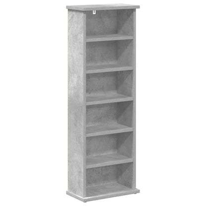 Mobile per CD Grigio Cemento 60 x 17 x 92 cm