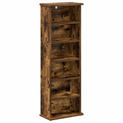 Mobile per CD Rovere Fumo 60 x 17 x 92 cm Legno ingegnerizzato | homemem39