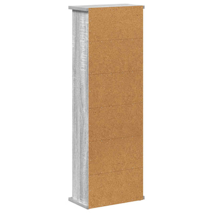 Mobile per CD Sonoma grigio 60 x 17 x 92 cm | homemem39