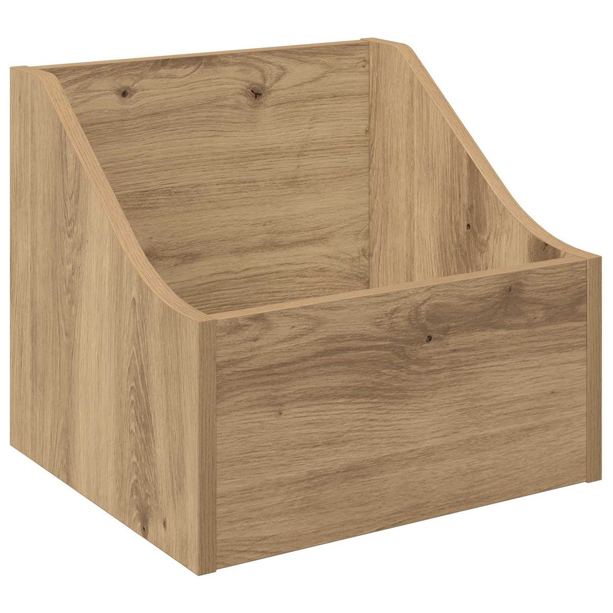 Scatola per dischi LP 2 pz Rovere Artigianale 37 x 33 x 32 cm | homemem39