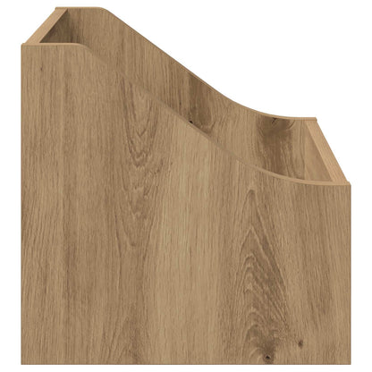 Scatola per dischi LP 2 pz Rovere Artigianale 37 x 33 x 32 cm | homemem39