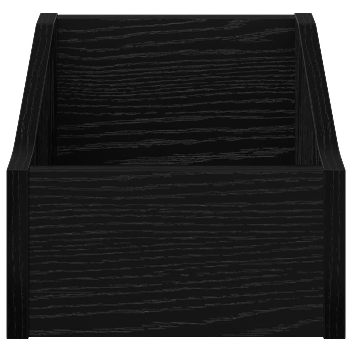 Scatola per dischi LP Rovere Nero 23 x 33 x 16 cm