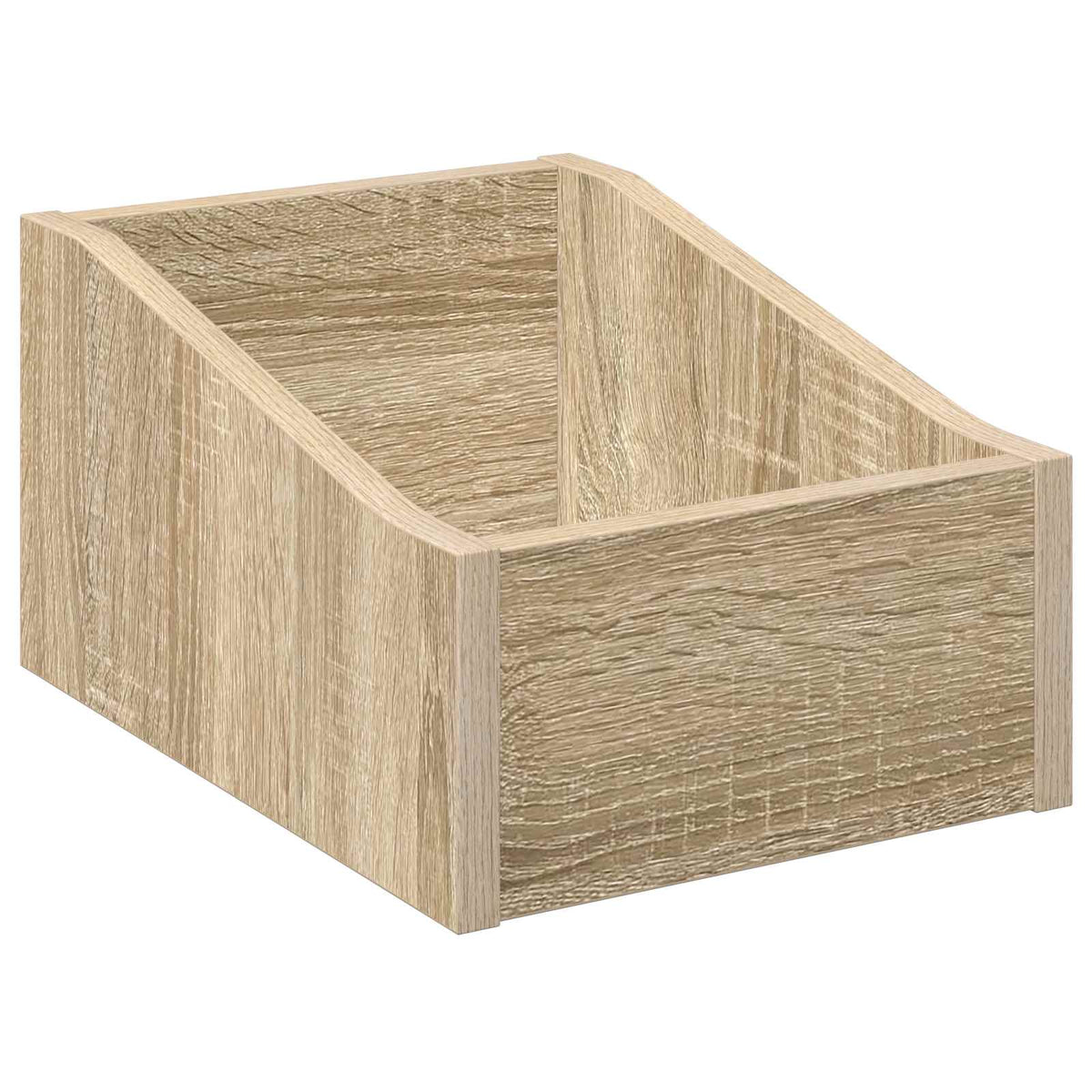 Scatola per dischi LP Rovere Sonoma 23 x 33 x 16 cm