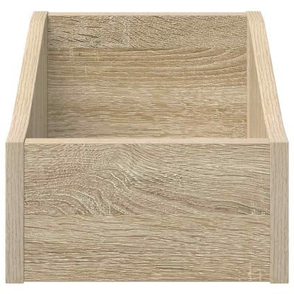 Scatola per dischi LP Rovere Sonoma 23 x 33 x 16 cm