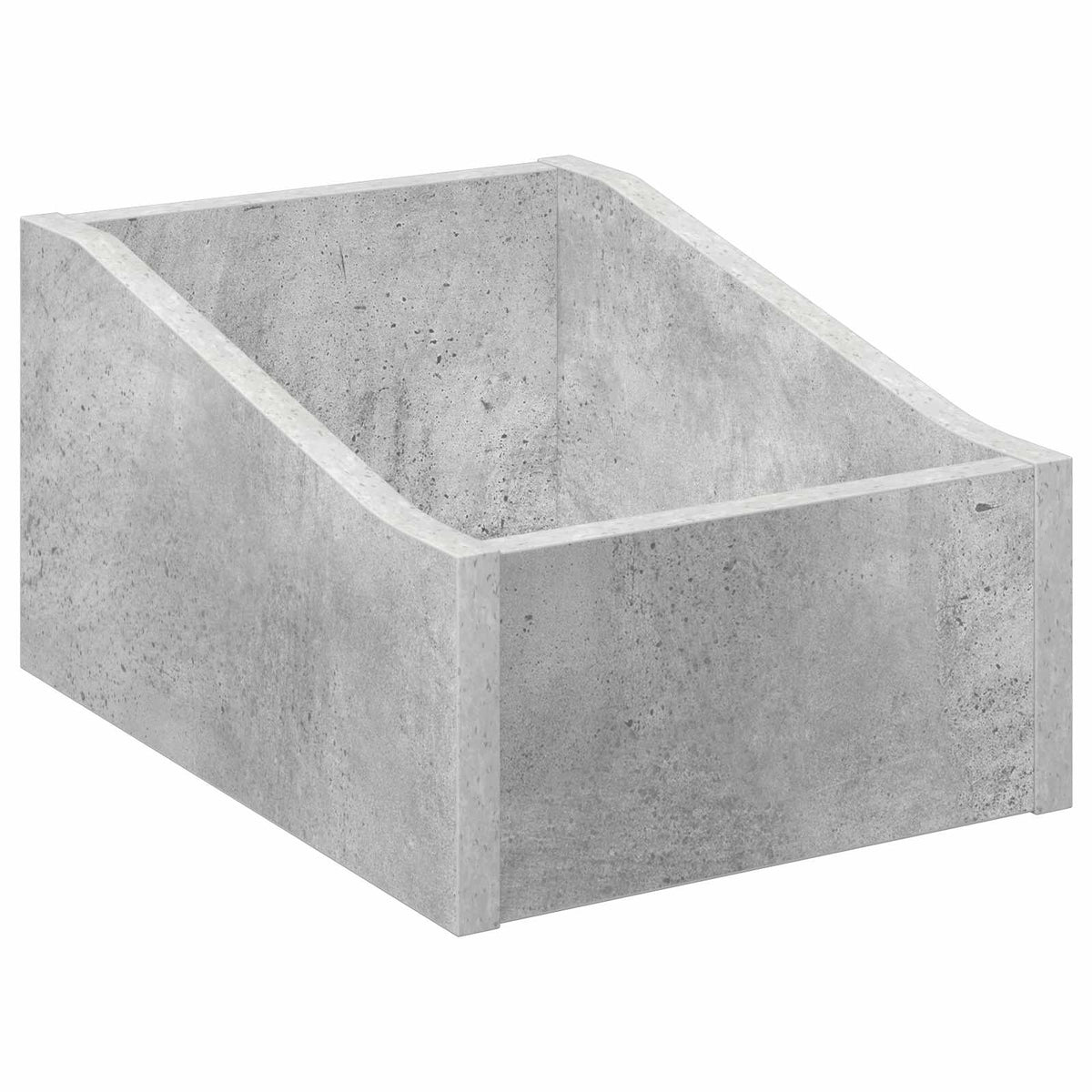 Scatola per dischi LP Grigio Cemento 23 x 33 x 16 cm